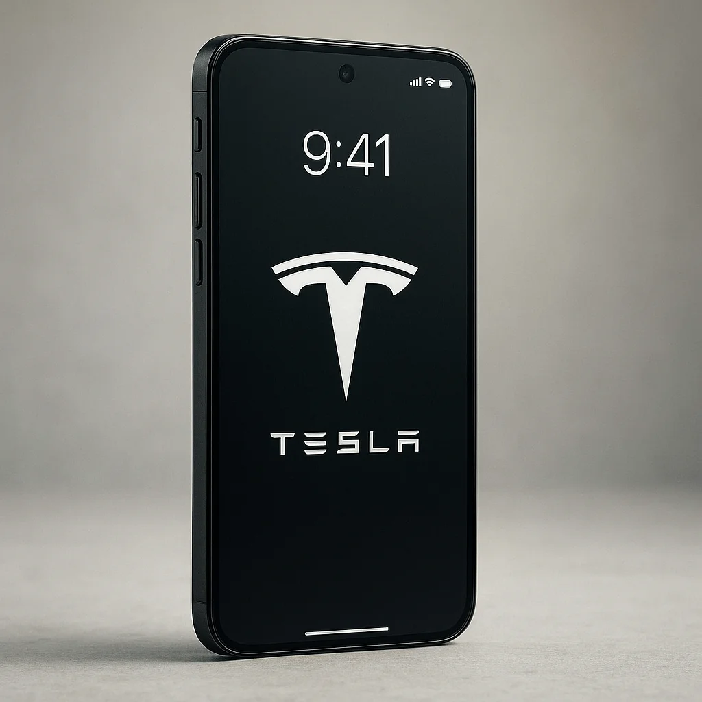 Celular da tesla lan ado para competir com apple e samsung